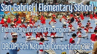 San Gabriel I Elementary School  DBCOPI 5th National Competition 2024 [upl. by Barfuss]