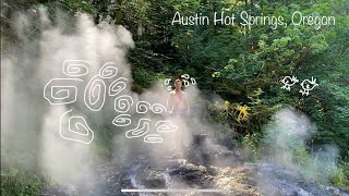 Austin Hot Springs OREGON l How to cross the River [upl. by Leksehcey450]