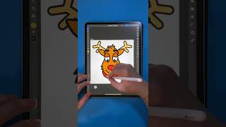 🔴🦌 Digital illustration on iPad [upl. by Atinaujnas386]