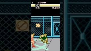 Street Fighter 2 Nes Fighting Game retrogaming retrogamer [upl. by Ynnaf]