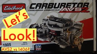 650 Edelbrock AVS2 Unboxing and some details vs 14051406  edelbrock [upl. by Cleave]