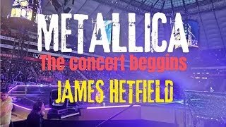 METALLICA James Hetfield Intro  The concert begins M72 WORLD TOUR 2024 POLAND Night 1 [upl. by Adnuhsat]