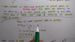 Shear Strength Of Soil In Hindi Soil Mechanics [upl. by Claiborn]