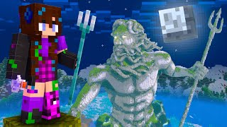 Fiz a Gigantesca Estatua de Poseidon na Multicraft 4 [upl. by Nagn367]