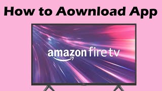 How to download app on firestick tv [upl. by Fanchet324]