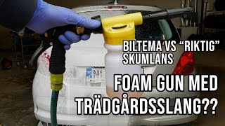 TESTAR BILTEMAS SKUMLANS SKUMTVÄTT  FOAM WASH [upl. by Aihsiyt]