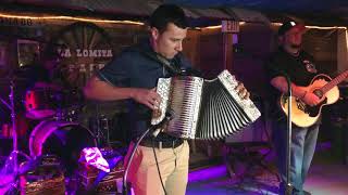 Jon Paul Trejo at La Lomita Park with Konjunto Kompaz playing polkas [upl. by Lucia]