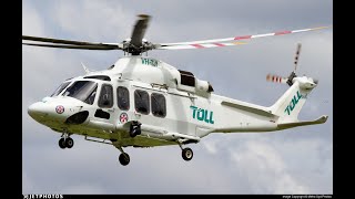 AgustaWestland AW139 Helicopter  Start Up amp Take Off VHTJF [upl. by Frech]