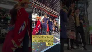 shorts weiberfasching auf dem viktualienmarkt münchen Auftakt 16022023 fasching karneval [upl. by Arakat2]