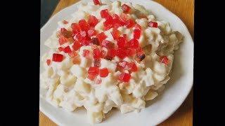 Creamy Russian Salad Creamy Salad by cook with numi [upl. by Sup]