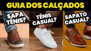 O GUIA DEFINITIVO dos CALÇADOS MASCULINOS  10 Estilos e suas Características e Diferenças [upl. by Fredkin47]