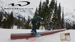 Snowboarding WHISTLER RESTORT in CANADA For My FIRST Time DREAM PARK [upl. by Arinayed691]