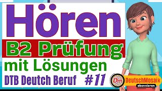 Hören B2 mit Lösungen  Telc 2024  Prüfung Deutsch für den Beruf  Teil 14 [upl. by Apollus]