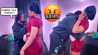 Going To The Gym Fully Dressed Prank On Boyfriend😂Backfires [upl. by Anelam]