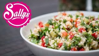 orientalischer Couscous Salat  veganes Rezept  Sallys Welt [upl. by Orran791]