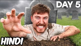 I Spent 7 Days Buried Alive MR BEAST NEW VIDEO IN HINDI MT NIKS EDITZ mrbeasthindinewvideo [upl. by Anastice]