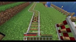 How to create activator rail in Minecraft [upl. by Eliathan263]