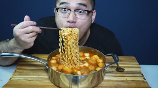 SPICY HOT RAMEN SOUP ASMR [upl. by Kinchen411]