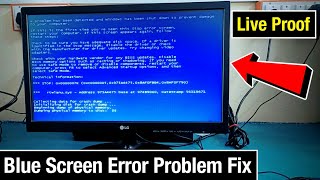 Blue Screen Error Windows 7 Fix  Windows 7 Blue Screen Error Fix  Pc Blue Screen Fix Windows 7 [upl. by Nare]