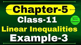 Example 3 Chapter 5 Class 11 Math  Linear Inequalities  CBSE NCERT Class 11 Math Examples [upl. by Kimberley924]