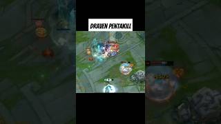 DRAVEN PENTAKILL  DRAVEN GUIDE S1411  DRAVEN MONTAGE S1411 draven shorts wildrift [upl. by Sitoel]