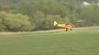 Aerotow Piper Cub amp ASH26 [upl. by Ahk]