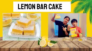 Lemon Bar Cake Recipe Zesty and Sweet 🍋🍰 [upl. by Zednanref76]