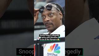 Snoop Dogg Is Allegedly Being Paid 8million To Be At The Olympics 😱🤑 [upl. by Brom]