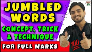 Jumble Words Tricks  Rearrangement of Sentence EnglishGrammarQuestionAnswerConcept  Class 910 [upl. by Elcin965]