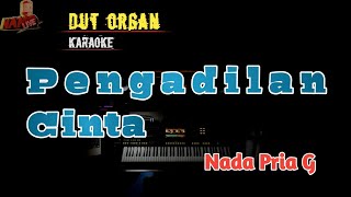 Pengadilan Cinta  Karaoke Nada Pria G [upl. by Ylrebmek]