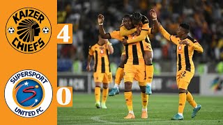 Kaizer Chiefs Vs SuperSport United Carling Knockout 2024  25 [upl. by Alessig55]