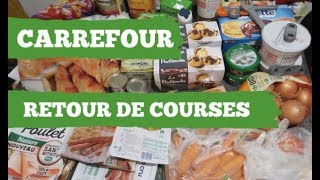 RETOUR DE COURSES  ▶ HAUL PROMO CARREFOUR  Janvier 2019 [upl. by Mello]