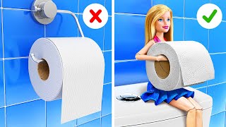 BATHROOM AND RESTROOM SURVIVAL GUIDE  Bathroom Hacks And Pranks You Can’t Miss By 123 GO Like [upl. by Fredenburg206]