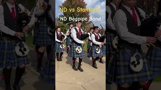 Preview of 4K Walk Notre Dame vs Stanford Tailgate  ND Bagpipe Band [upl. by Vergne]