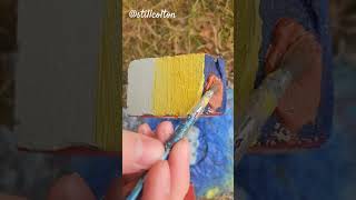 Iced tea bricks painting shorts icedtea [upl. by Anauqahc]