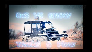 8x8 Argo with Tracks and Snow Plow Review [upl. by Anigar201]