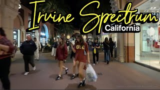 Irvine Spectrum Center Night Walking Tour 2024 🇺🇸 Irvine California USA Orange County 4K [upl. by Anohs]