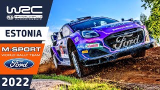 MSport Ford WRC Rally Highlights  Ford Puma Rally1  WRC Rally Estonia 2022 [upl. by Brittne]