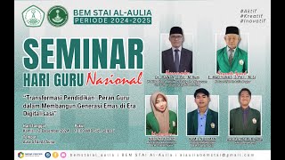 SEMINAR TRANSFORMASI PENDIDIKAN quot Peran guru dalam membangun generasi emas di era digitalisaiquot [upl. by Castle649]