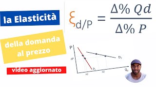 Microeconomia  una semplice spiegazione della elasticità della domanda al prezzo Video aggiornato [upl. by Dearr]