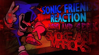 FNFGC44 Sonic friends react to Sonicexe Reruns [upl. by Ahsinyt]