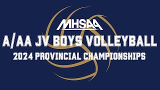 MHSAA JV Boys AAA Provincials  G3  TBA [upl. by Aisayt]