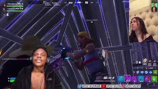 IShowSpeed Plays Fortnite With Aaliyah And Gets Their First Win Together Full Stream [upl. by Tempa]