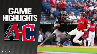 Dbacks vs Guardians Game Highlights 8524  MLB Highlights [upl. by Elocin]