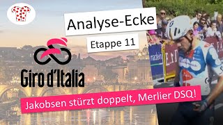 Viel Stress im Feld Streckenänderung Stelvio  AnalyseEcke Etappe 11 Giro Italia 2024 [upl. by Holder726]