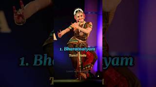 Top 10 Classic Dances of India shorts dance culture [upl. by Macmullin]