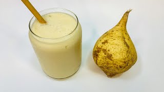 Recipe 137  How to Make Jicama Smoothie  Home Cooking Lifestyle [upl. by Idonna498]