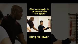 Anderson Silva Campeão do UFC impressionado com o poder do Kung Fu ufc kungfu wingchun mma art [upl. by Remsen]