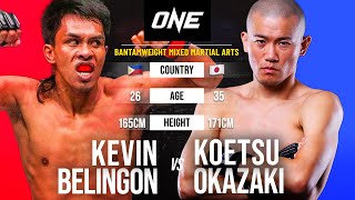 Kevin Belingon vs Koetsu Okazaki  Full Fight Replay [upl. by Anitaf]