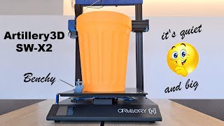 Review of a super quiet Artillery SWX2 Sidewinder X2 3D printer [upl. by Surdna449]